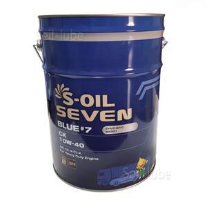 S-OIL 세븐 블루 #7 CK 10W40 20L DPF 유로6 TIER-4 고성능 디젤엔진오일