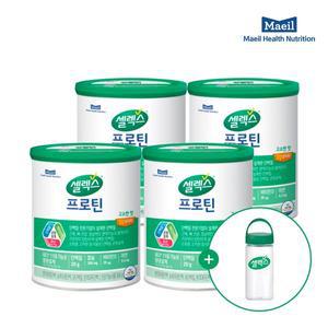 [셀렉스][본사직영] 프로틴 고소한맛 (304g X 4캔) [32일분] + 텀블러 증정