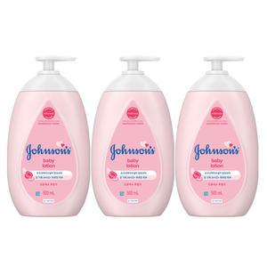 존슨즈 베이비 로션 핑크 500ml X3개