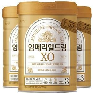 남양유업 임페리얼드림 XO 골드 3단계 800g 3캔