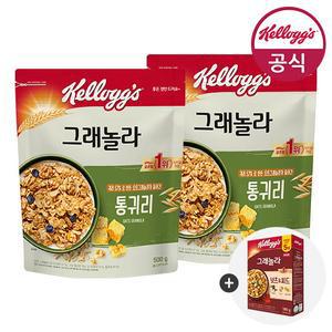 시리얼 통귀리 그래놀라 500g x 2개 + 증정 넛츠씨드180g