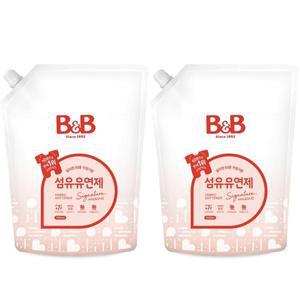 비앤비 유아 섬유유연제 자스민향 1500ml 리필형 2입