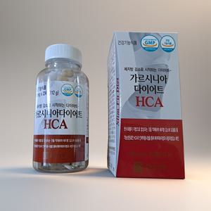 가르시니아 다이어트 HCA 500mg 뱃살 체지방 감량 컷팅제 224정, 1개