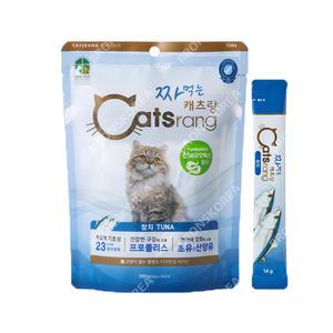 짜먹는 캐츠랑 참치 14g X 20개입 고양이 츄르 길냥이 간식