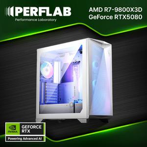 지포스 RTX5080 라이젠7 9800X3D 게이밍 컴퓨터 어드레날린 AX98-FX580PW PERFLAB 데스크탑 조립PC