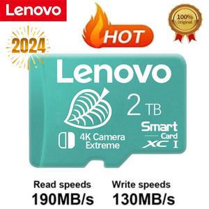 기존 Lenovo 2TB 마이크로 TF SD 카드 메모리 TF/SD 128GB 256GB 미니 Class10 카메라/전화 2024 신규