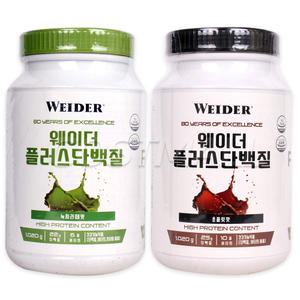 웨이더 플러스 프로틴 단백질 보충제 녹차맛 초콜릿맛 1020g/1.02kg