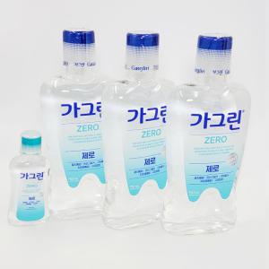 가그린 제로 750ml 3개+100ml