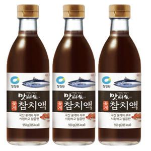 청정원 맛선생 꽃게 참치액 950g X3개