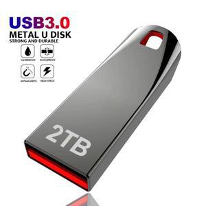 금속 USB 3.0 메모리 펜 드라이브, Cle 플래시 키, 2TB 무료 배송