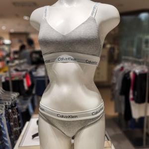 Calvin Klein Underwear CK언더웨어 여성 모던 코튼 브라렛 비키니 세트 QF7059-F3787AD-P7A