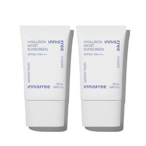 이니스프리 트루 히알루론 수분 선크림 50mL 2개