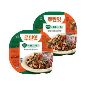 CJ 루틴잇 고단백저당 도시락 돼지불고기 400g x2개