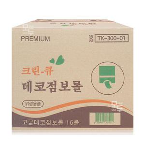 크린큐 데코 점보롤 145Mx16롤 /두루마리 휴지
