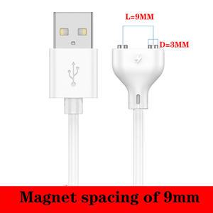 2핀 4-10mm 마그네틱 USB 케이블 DC 충전기 케이블 교체용 충전 코드