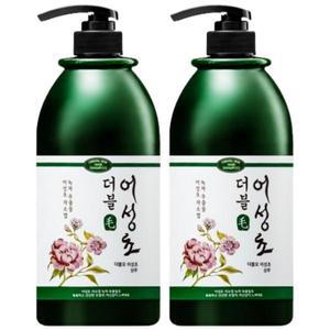 더블모 어성초 샴푸 대용량 약산성 두피 각질 비듬 삼푸 1000ml 2개