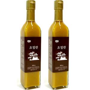 초산정 초밀란 2병x500ml 초란 유정란식초 초선정초밀란