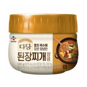 백설 다담 된장찌개 양념 530g 4개