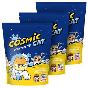 국내제조 COSMIC CAT 벤토나이트 고양이모래 3개 묶음