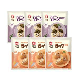 [CJ]백설 밥이랑 김자반18g x3개 + 해물24g x3개
