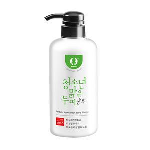 약산성샴푸 사춘기 학생 전용 비듬케어 청소년 맑은 두피 샴푸 500g 자람