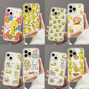 갤럭시 만화 트위티 버드 Piolin케이스 삼성 S25 FE Note20 Plus Ultra Lite 5G Clear Soft TPU