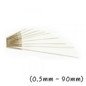 황두장침 10개입 장침 굵기0.5mm 비멸균침 길이90mm