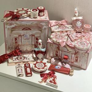 Flower Knows 딸기 큐피드 컬렉션 메이크업 키트, 풀 프로페셔널 페이스 팔레트, 블러쉬 아이섀도우 립 크