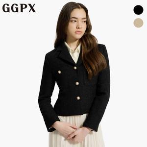 [GGPX] GP2JK035F 카라 진주 트위드 자켓