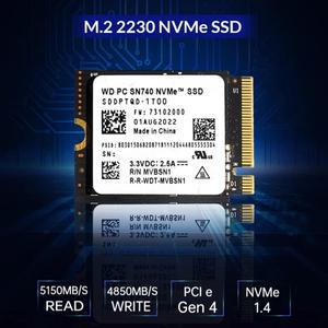 웨스턴 디지털 WD SN740, 2TB, 1TB, M.2 2230 NVMe PCIe Gen 4.0x4 SSD 드라이브, 스팀 데크 노트북 태블릿