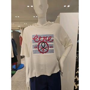 [베네통](강남점)로고 자수레터링 후드니트BAKPF3531