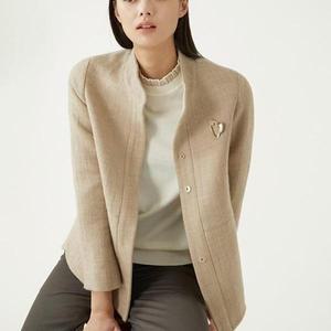 [올리비아로렌] HC03 간절기 자켓 밴드 넥 숏 기장 간절기 자켓 VOPFUYS1211 (S9705376)