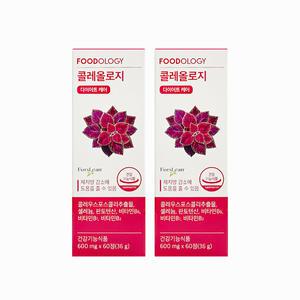 푸드올로지 콜레올로지 600mg x 60정 (2개)