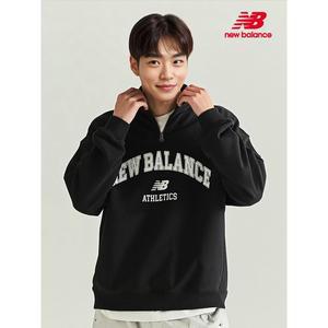 [하프클럽/뉴발란스]유니 맨투맨 NBNCD23133-19 아치형 그래픽 반집업