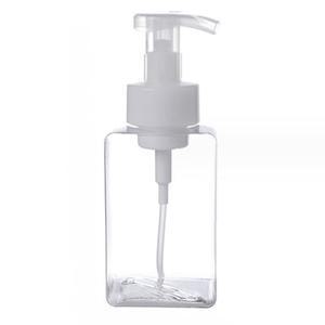 사각 투명 버블 공병 디스펜서 450ml