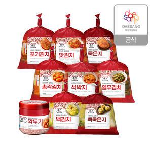 종가 김치류 750g~900g (포기/ 총각/ 열무 外)9종 2개 골라담기