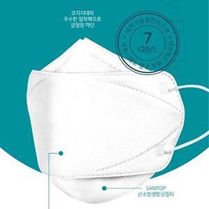 [셀러허브 패션][JH203P4T_52CC]세척 새니탑마스크 7Days 3중구조 1장
