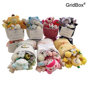 산리오 인형꽃다발 GirdBox 생일선물 여자친구 깜짝선물 발렌타인데이 특별한꽃다발