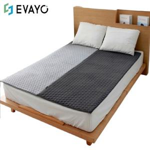 EVAYO 카본 온열 매트 미니싱글 싱글 더블 타이머 전기 온열 장판 요 침대 바닥 거실용