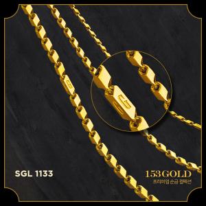 153골드 [최신]24K 순금 SGL 1133 1137 G팔각 / 그랑프리 목걸이 75g (20돈)