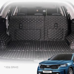 트렁크매트 풀커버 카본 매트 KHAN 칸 쏘렌토 MQ4 5인승 6인승 7인승