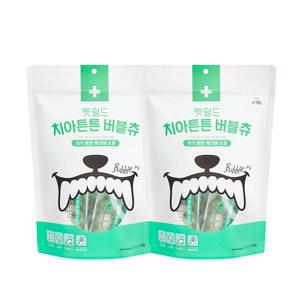 펫쉴드 치아튼튼 버블츄 치석제거 150g 2팩