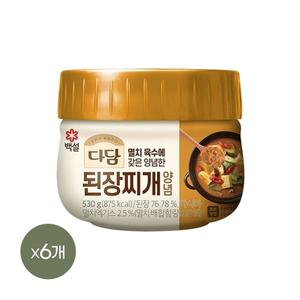 다담 된장찌개 양념 530g x6개