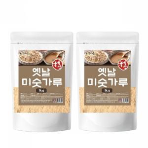 국산 옛날 미숫가루 검은콩 보리 미숫가루 1kg 2팩