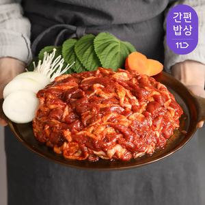 [품질보장] 원육함량 75%이상 국내산 무항생제 양산 오리주물럭 간장맛 500g+500g+500g