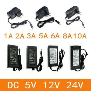 직류전원장치 LED 드라이버용 전원 어댑터 충전기 EU US 220V AC DC 5V 6V 8V 9V 10V 12V 13V 15V 24V 1A 2