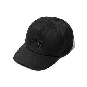 [CP COMPANY]11주년 로고자수 캡모자 블랙 06CMAC094A 005279A 999