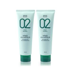 아모스 녹차실감 인텐시브 모이스처 팩 250ml 1+1_A001411