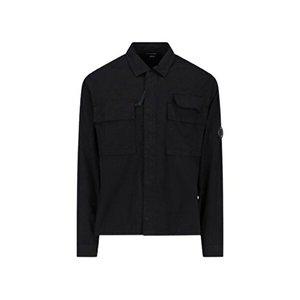 [CP COMPANY]시피컴퍼니 오가닉 렌즈 셔츠 블랙 남성 18CMSH128A 110143G 999