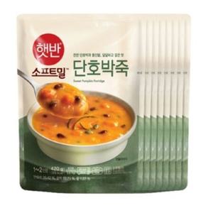 햇반죽 단호박죽420g x 8개